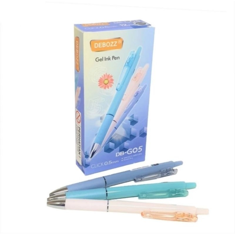 

Pulpen Ballpoint Pena Debozz DB-G05 Click Gel Ink Pen