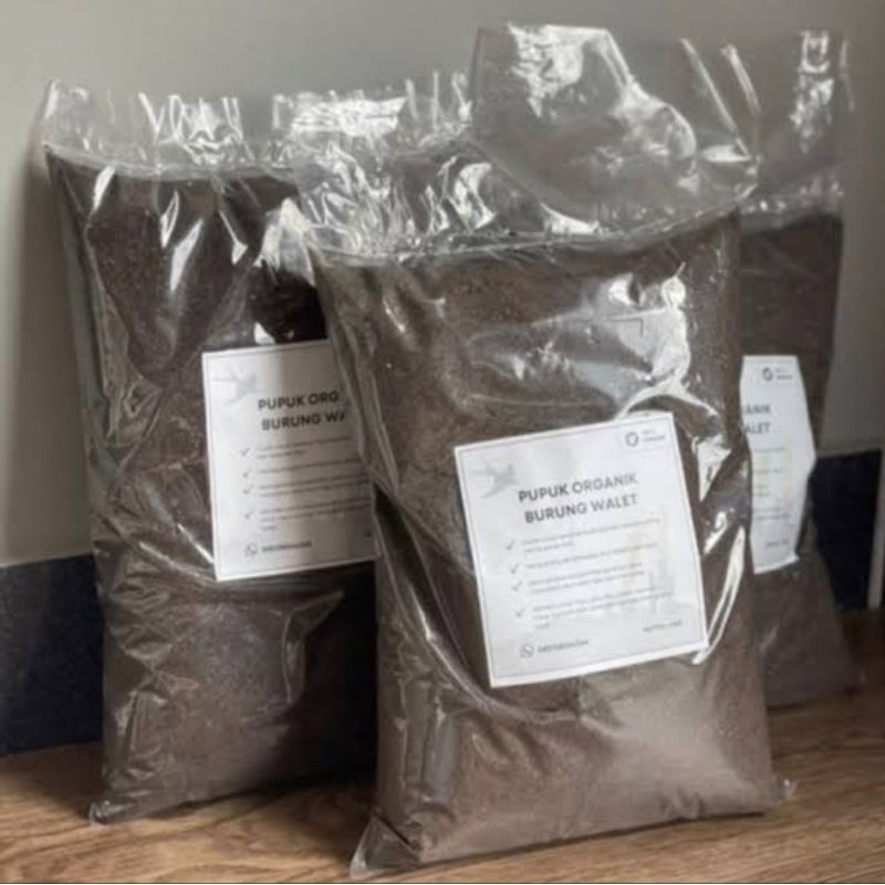 Kotoran Walet Murni 1 kg untuk PUPUK / kotoran walet asli / pupuk walet asli / pupuk tanaman / pupuk