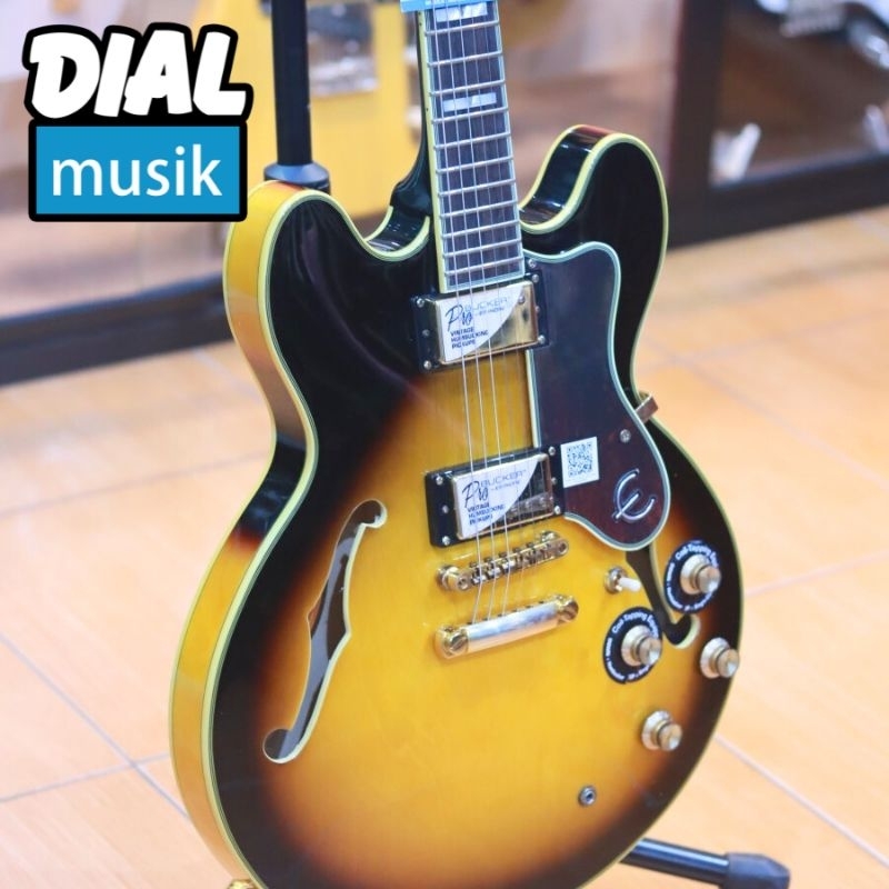 Epiphone Sheraton 2 Pro Vintage Sunburst - Semi Hollow Body
