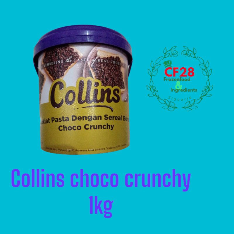 

Collins choco crunchy coklat glaze selai coklat krunchy 1kg
