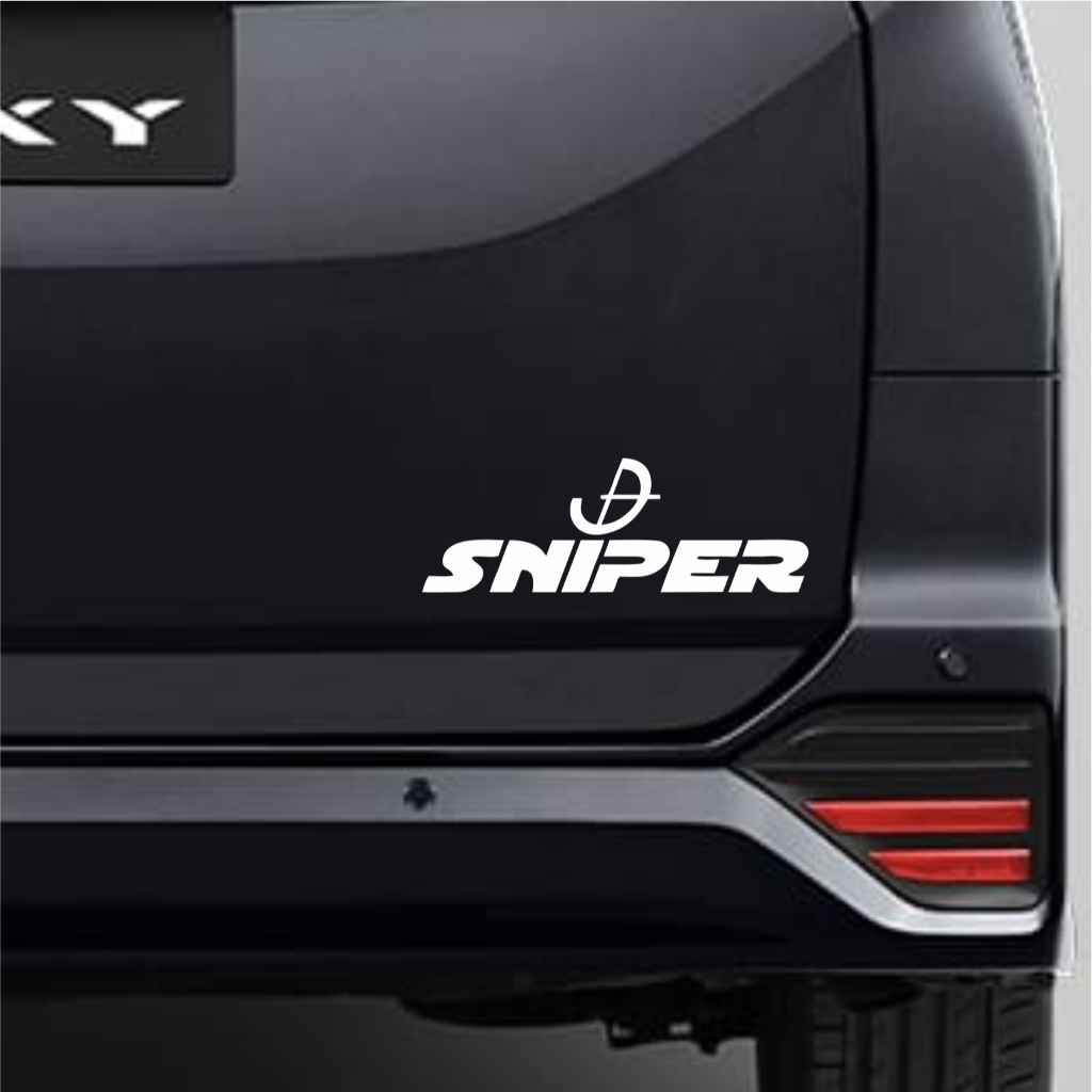 CUTTING STICKER MOBIL SNIPER STIKER BAGASI MOBIL MURAH KEREN