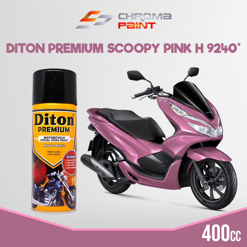Cat Diton Premium Honda Color Warna Merah Muda - Scoopy Pink H 9240