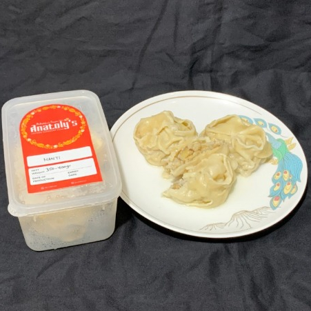 

Manti (манты с мясом по казахски) - Kelezatan dumpling khas Kaukasus 12Pcs