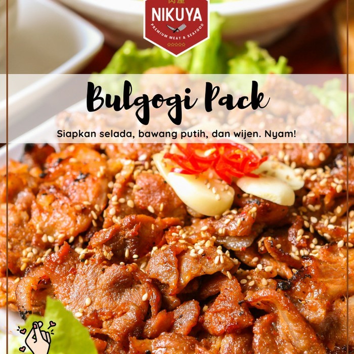 

[READY TO COOK] Beef Bulgogi 3-4 pax - daging sapi iris tinggal masak