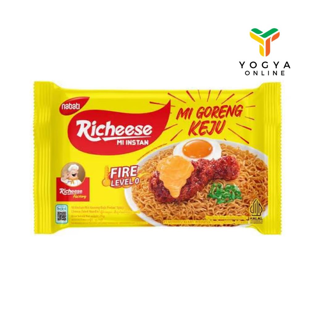 

Richeese Mie Goreng Keju Lv0 74 Gram