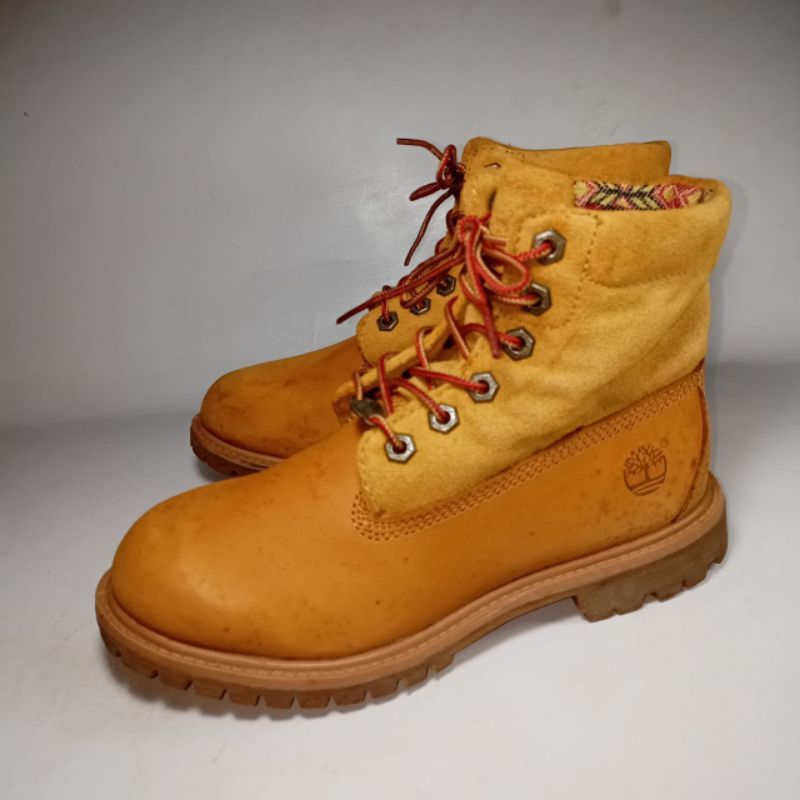 Timberland original Leather boot woman shoes