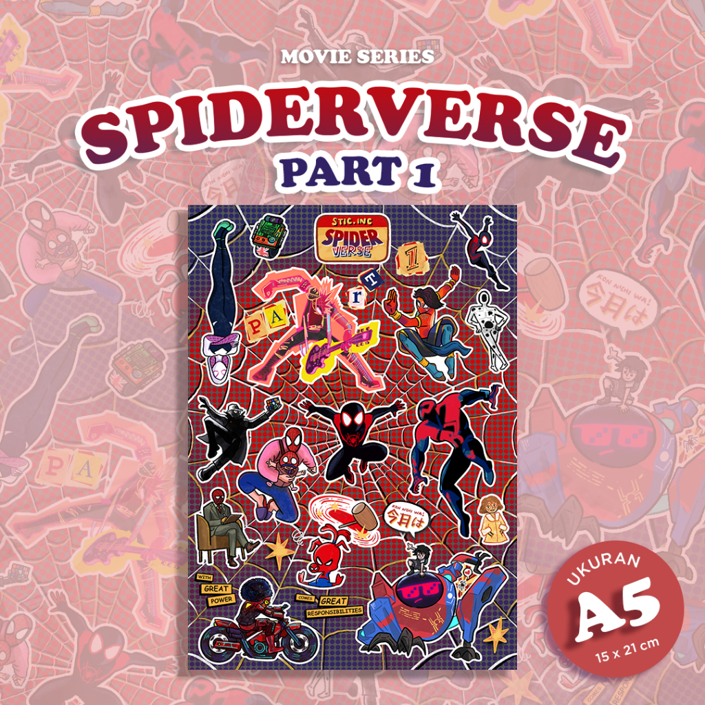 

Spider-Verse Part 1 - Stic.Inc - Sticker Sheet A5