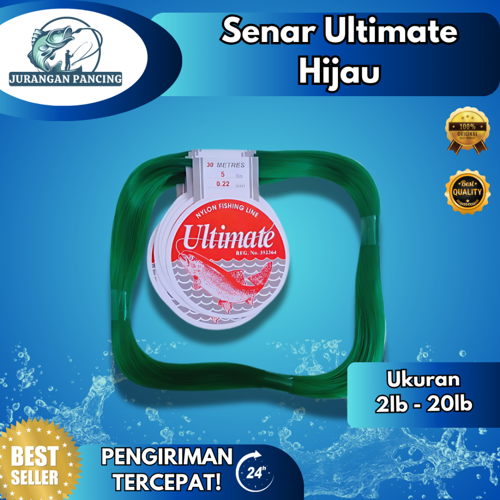 SENAR ULTIMATE HIJAU 2LB SD 20LB