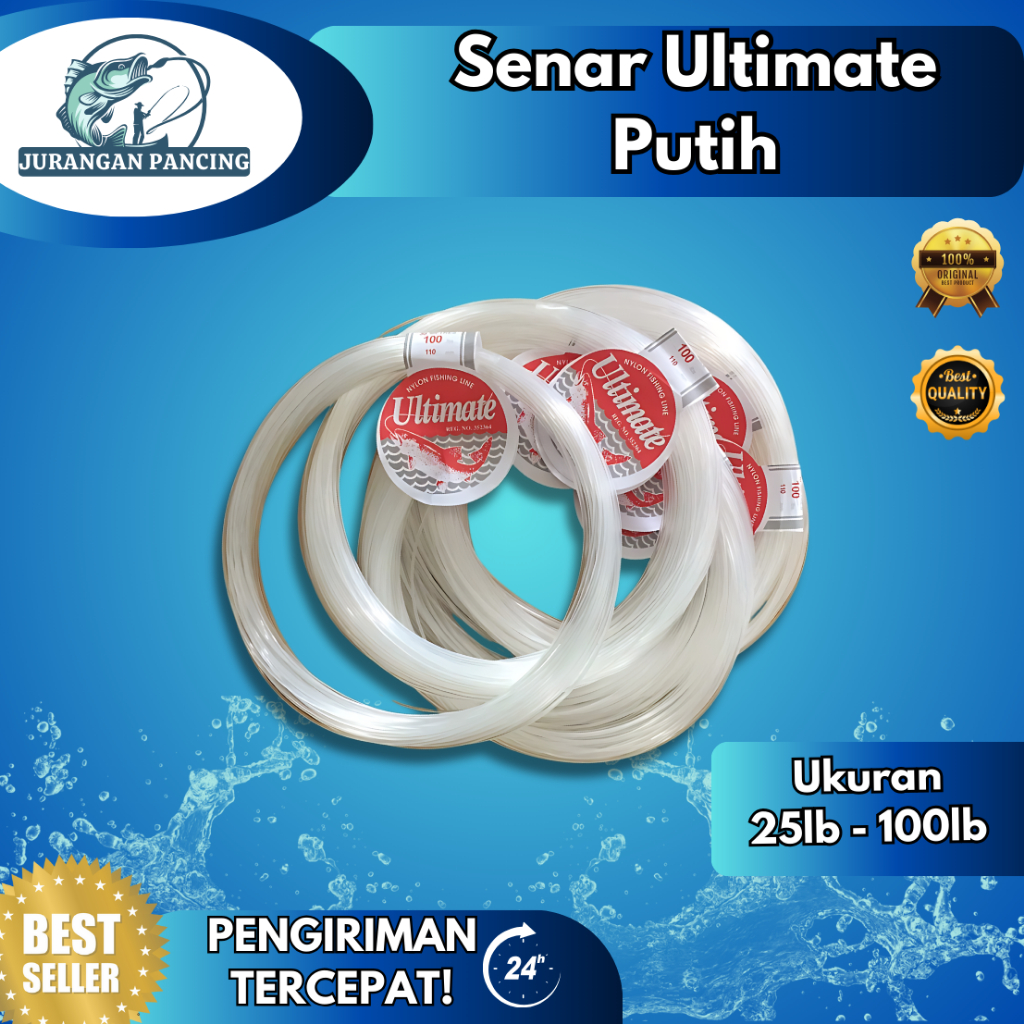 SENAR ULTIMATE PUTIH 25LB SD 100LB