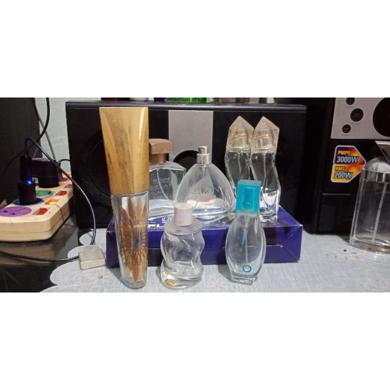 [12.12 DESEMBER PROMO] Botol Parfum Bekas All Variant 15ribu (meXX Dolce Vita Dior tanpa tutup David