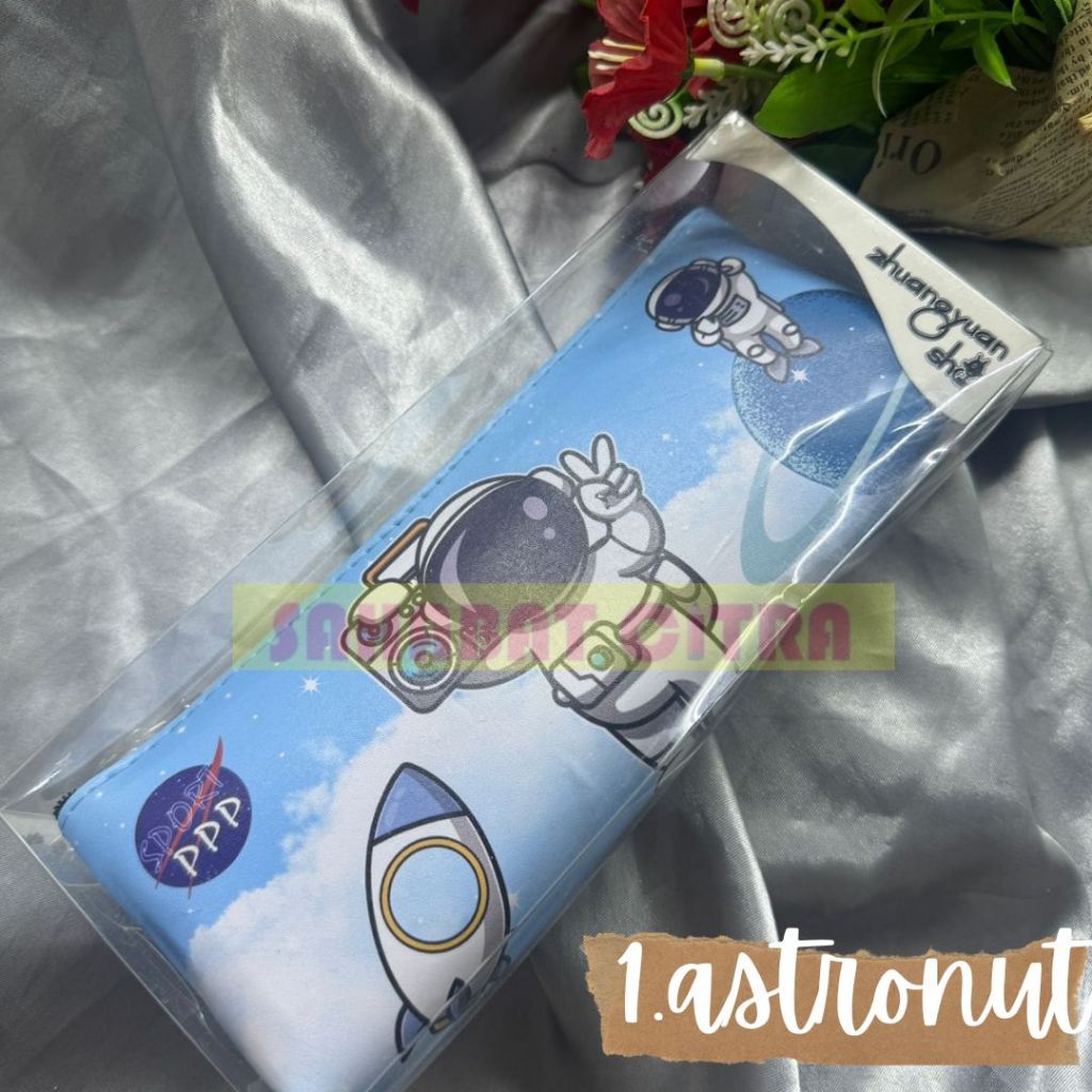 

004 KOTAK PENSIL BHN PU SLETING KAIN 铅笔盒