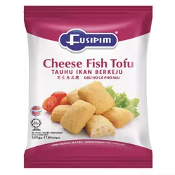 

Fusipim Cheese Fish Tofu / Tahu Ikan Keju 400 Gr