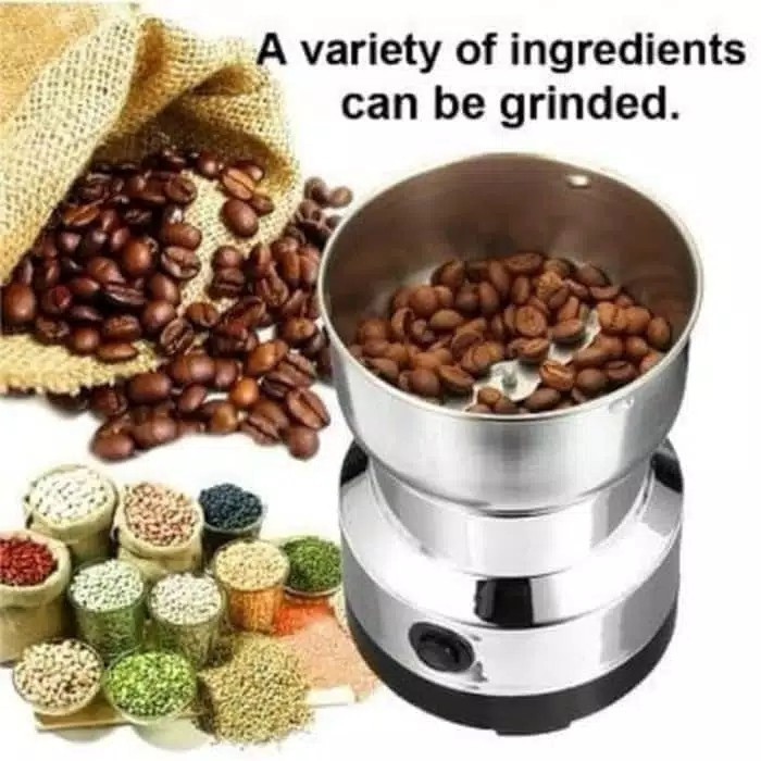 Gilingan Kopi Listrik Coffee Maker Elektrik Grinder Penggiling - Gilingan Kopi Stainless