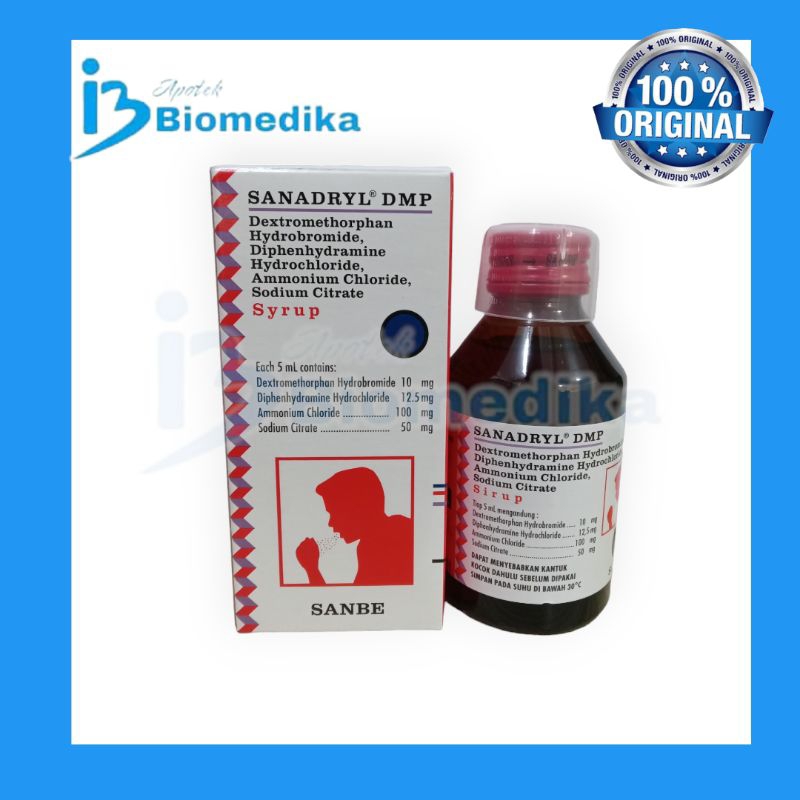SANADRYL DMP 120ML OBAT BATUK