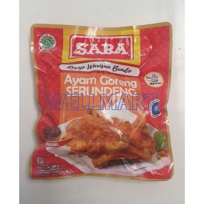 

Saba Ayam Goreng Serundeng Isi 5 Pcs 500gr Ayam Goreng Serundeng Instan