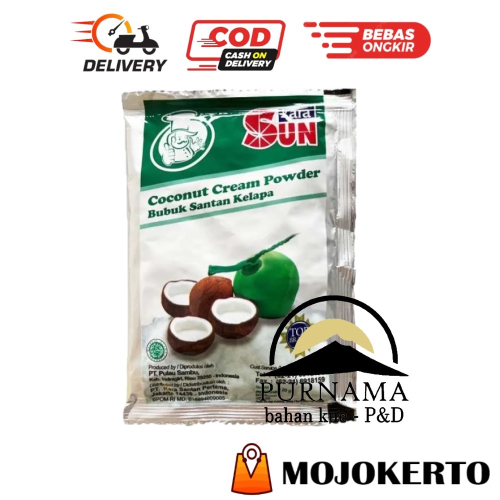 

SUN KARA SANTAN BUBUK 20GR SERBUK TEPUNG SANTEN COCONUT KRIM MILK AIR SUSU KELAPA TUA POWDER HALAL