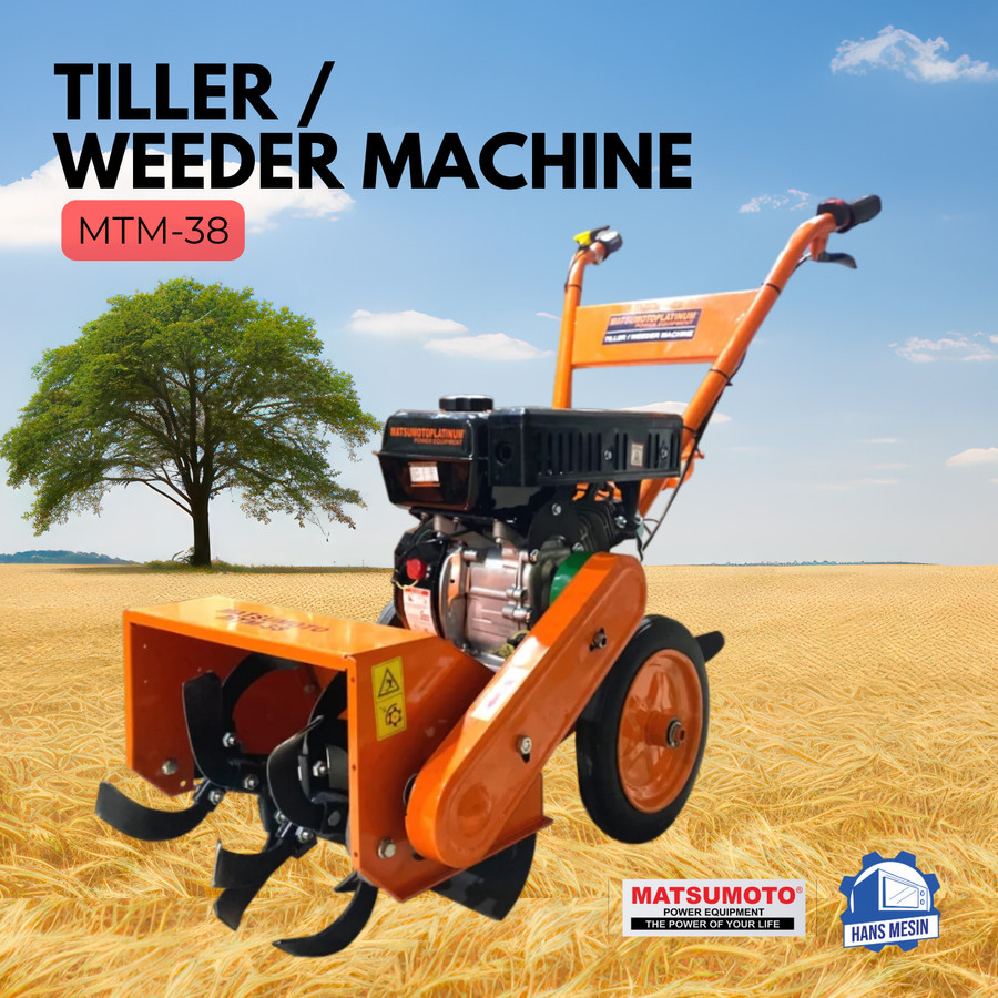 Hand Tractor - Roda Capung Metal Cultivator + Engine 225 XP