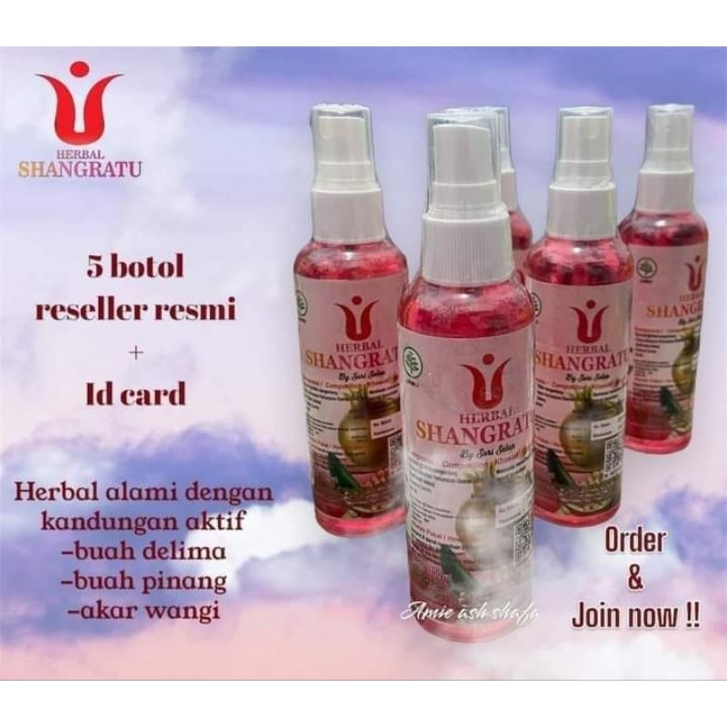 

herbal shangratu paket 5 botol.