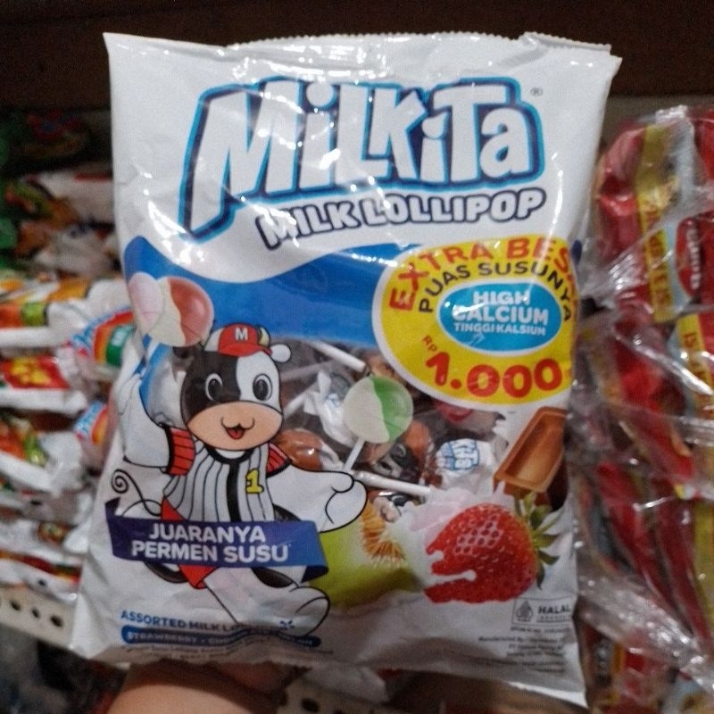 

Milkita lolipop refil 1pack isi 40pcs