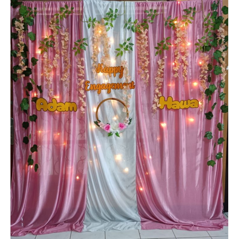 Paket Lengkap Dekorasi Lamaran Sederhana Simpel Murah Bisa untuk Aqiqah Ulang Tahun dan Sejenisnya