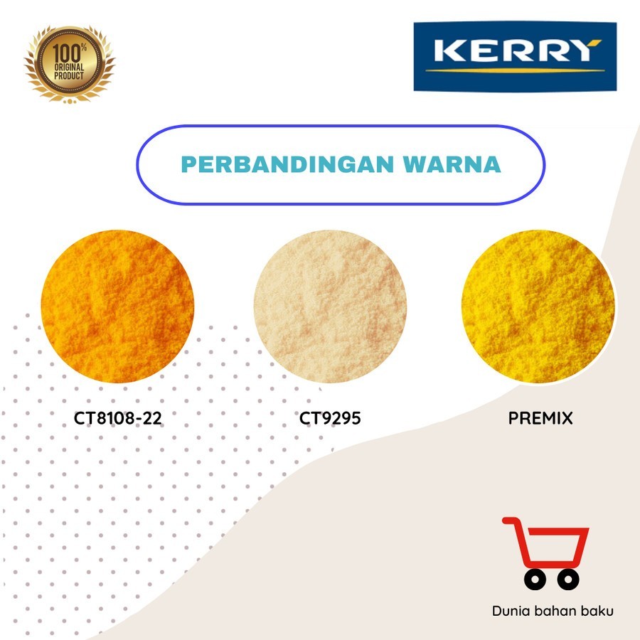 

KEJU BUBUK KERRY CHEZTONE 8108-22 PREMIUM YELLOW GOLD CHEESE POWDER 500 g / 1 Kg 100% ASLI Repack