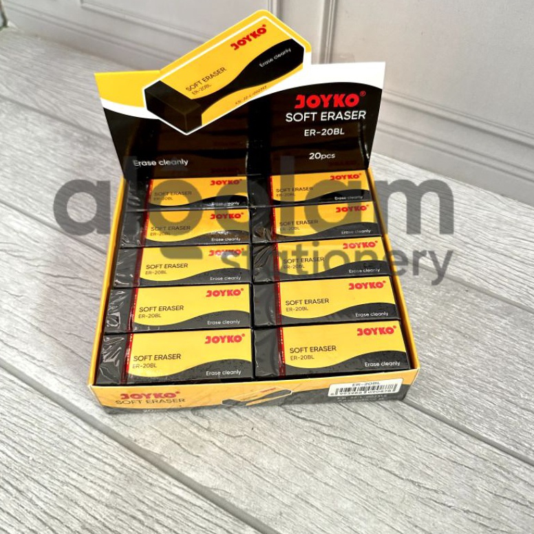 

SATU PACK 2 PCS Penghapus Besar Hitam Joyko KODE K9F2