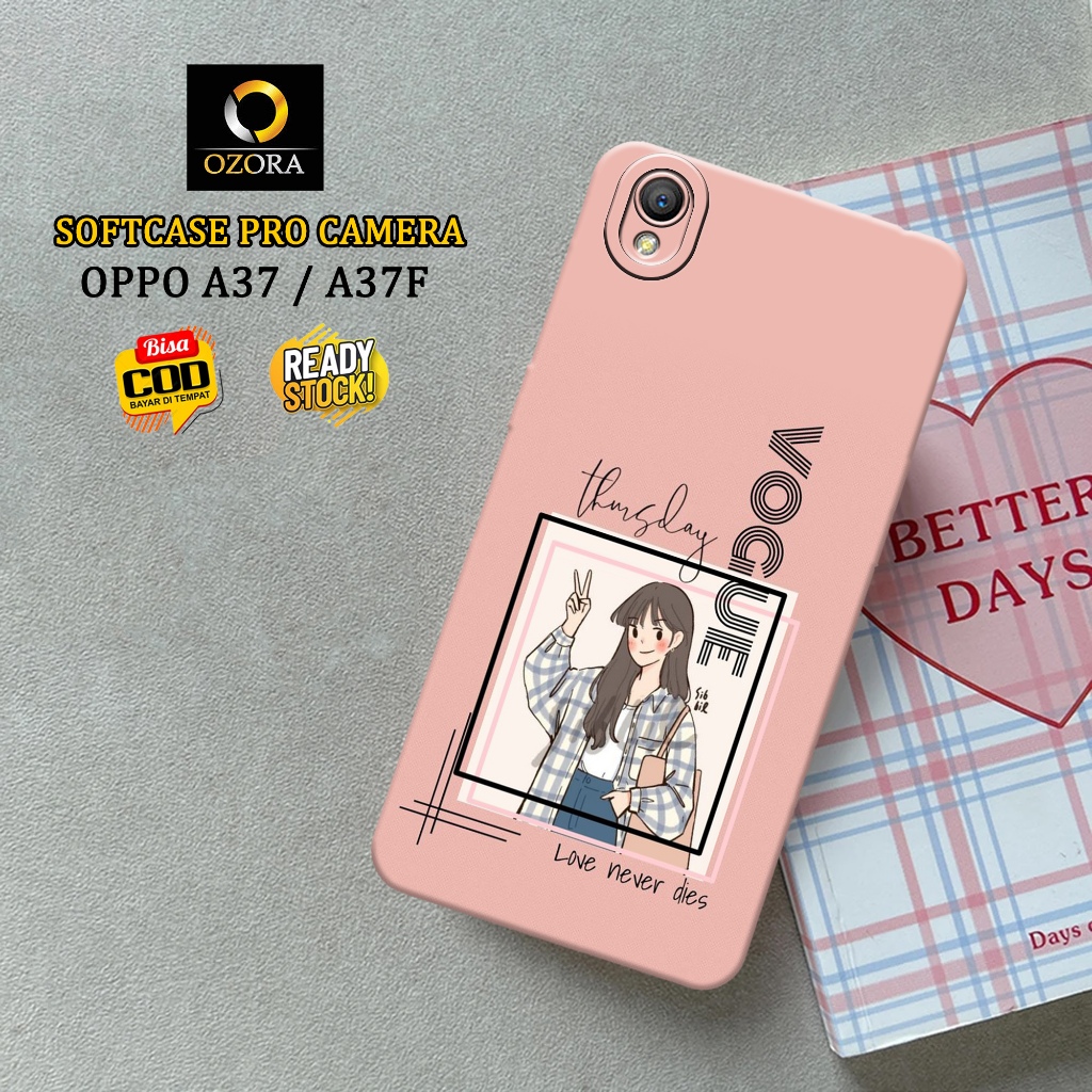 Case Oppo A37 / A37F Terbaru - OZORA - Aesthetic Case - Casing Hp Oppo A37 / A37F - Softcase Pro Cam
