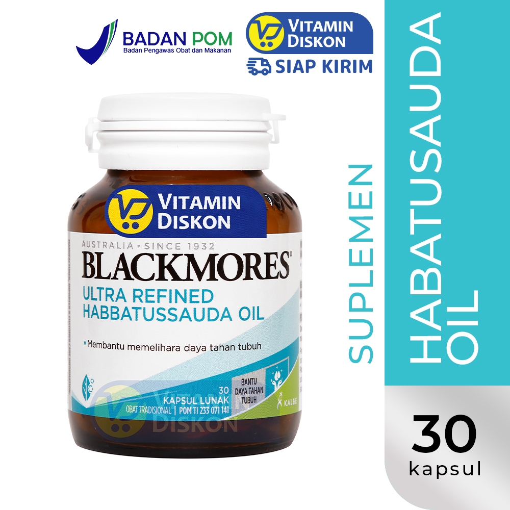 BLACKMORES ULTRA REFINED HABBATUSSAUDA OIL - 30 CAPS