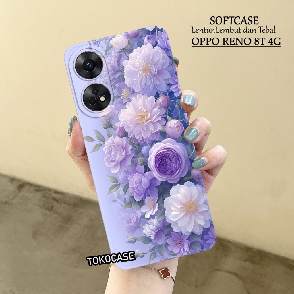 Soft Case Hp OPPO Reno 8T 4G 2023 - Casing Hp Oppo Reno 8T 4G - Fashion Case BRANDED - TOKOCASE - Ca