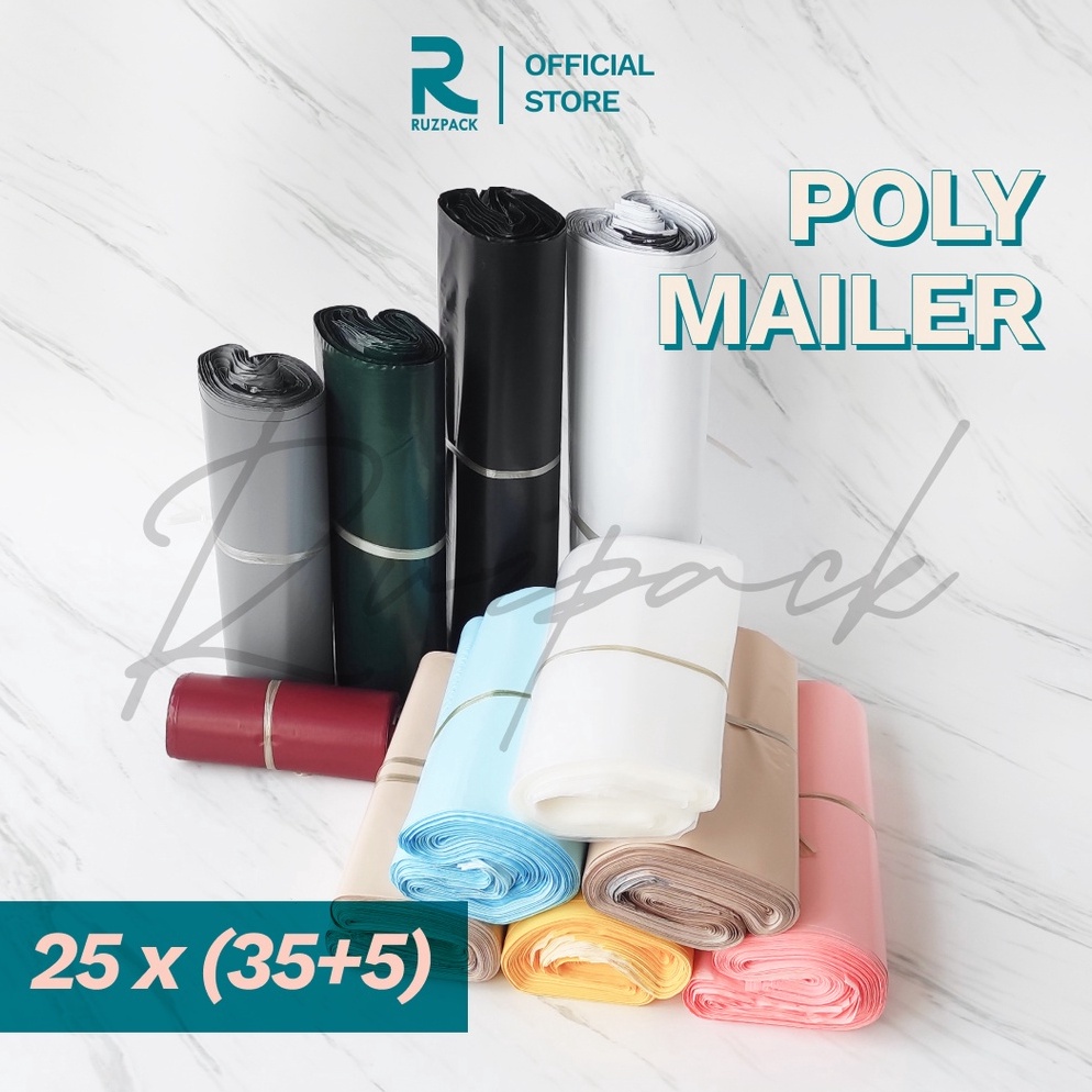 

KODE O7K7 25 x 35 5CM Polymailer Polybag Kantong Packing Packaging Plastik PE Recycle 1pcs