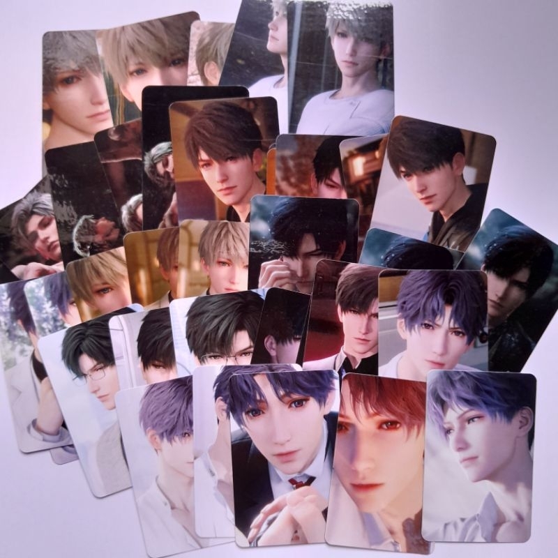 Photocard Set Love And Deepspace Photocard Love And Deepspace Photocard Caleb Photocard Sylus Potoca