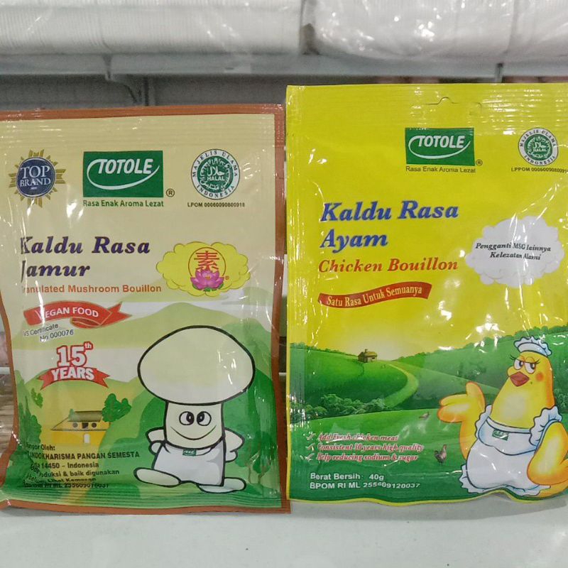 

Totole kaldu rasa ayam & jamur 40g