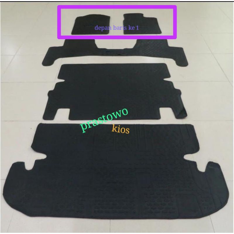 karpet karet lantai DEPAN Toyota all new Avanza Xenia 2012-2015