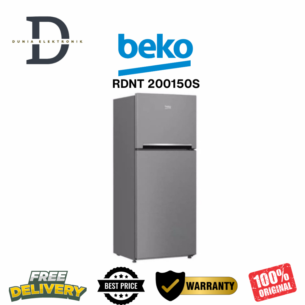 KULKAS BEKO 2 PINTU - RDNT200150S - GRATIS KIRIM