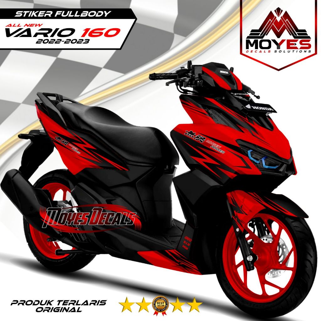 Decal New Vario 160 Fullbody 2022 Stiker Variasi Vario 160 2023 2024 Fullbody
