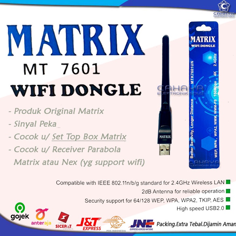 USB Wifi dongle Matrix Evinix Visat Venus MT 761 Receiver HD Adapter 5 dbi Komputer STB Set Top Box 