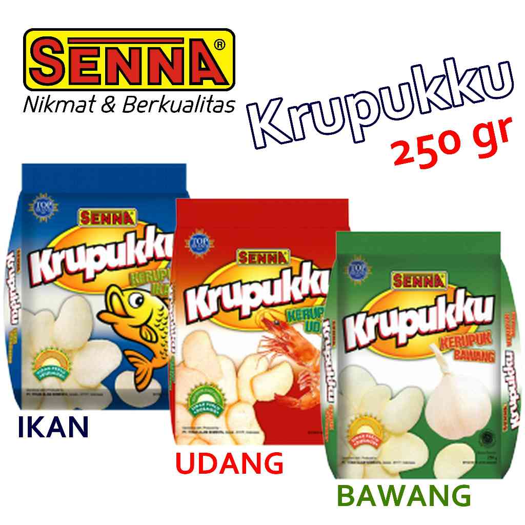 

SENNA KRUPUKKU 250gr RASA UDANG - RASA IKAN - RASA BAWANG