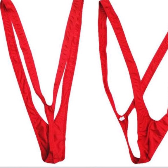 KODE Q95T EW Lingerie pria thong G String Celana Dalam cowo laki laki men baju tidur polos leopard