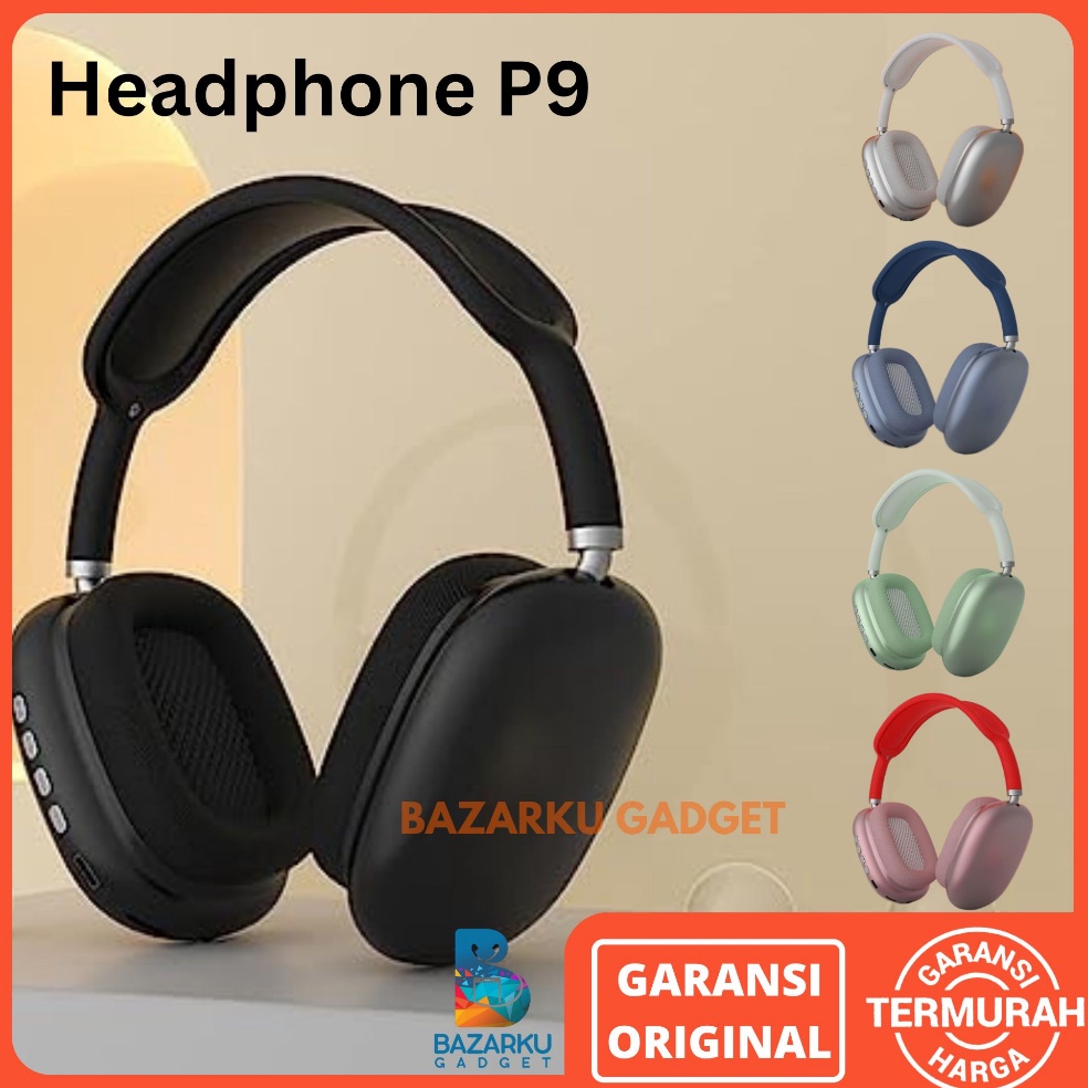 Headphone Bluetooth P9 Headphone Macaron P9 Headphone Bluetooth Mic Headphone Bluetooth Macaron c Q7