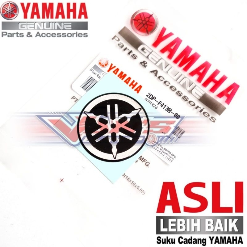 Logo Yamaha Karet Buat Panel All Nmax & All Aerox 155 Original Yamaha Genuine Parts