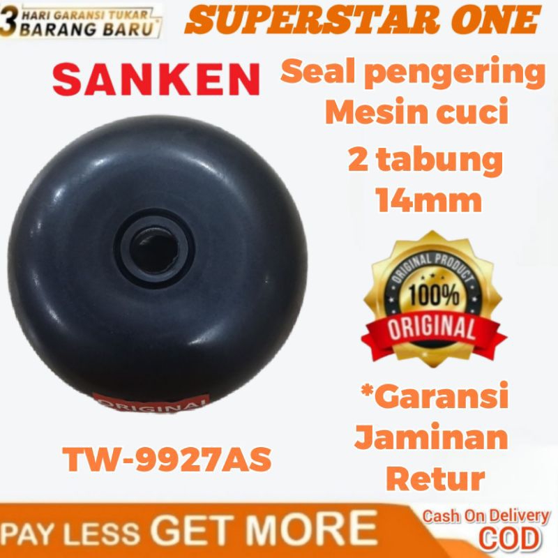 Seal pengering mesin cuci SANKEN 2 tabung 14mm TW-9927AS/9880