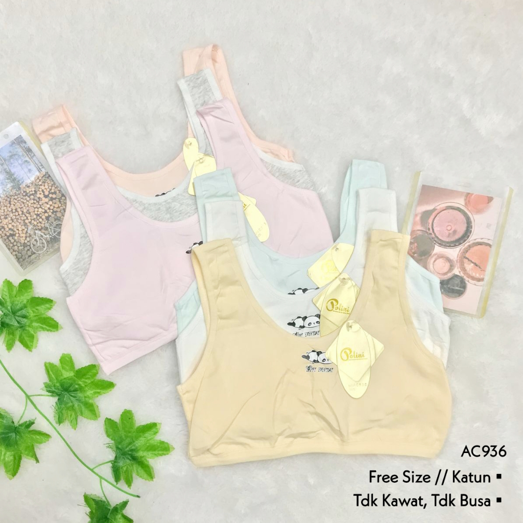 POLINI - Miniset Anak Murah Tanpa Busa Tanpa Kawat Katun Motif Karakter Tali Besar Adem Lembut/Minis