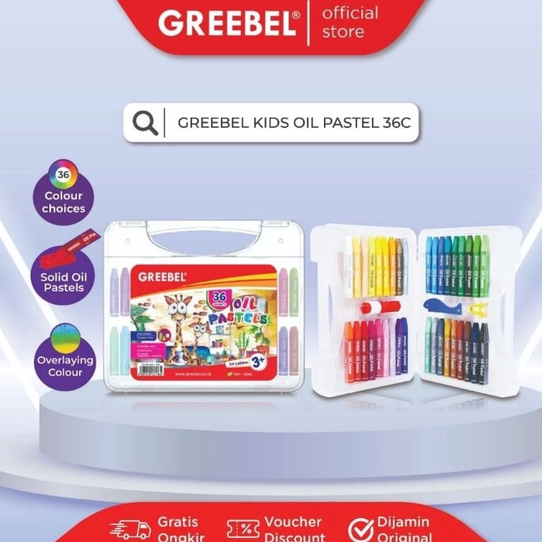 

GREEBEL Crayon 36 warna Oil Pastel Greebel 36 Warna KODE J4W9