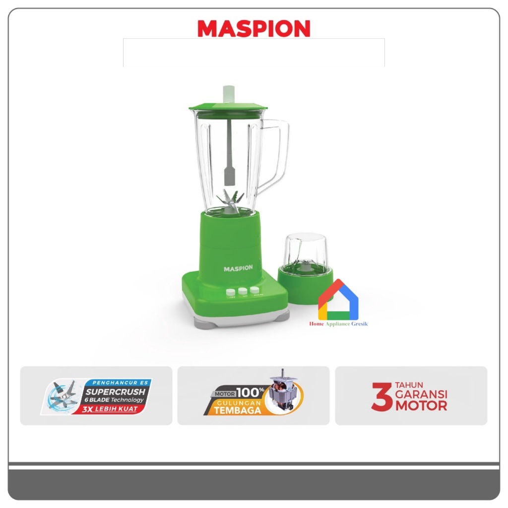Blender Maspion MT 1272 PL/GL 2 in 1 / Maspion Blender MT1272PL/GL