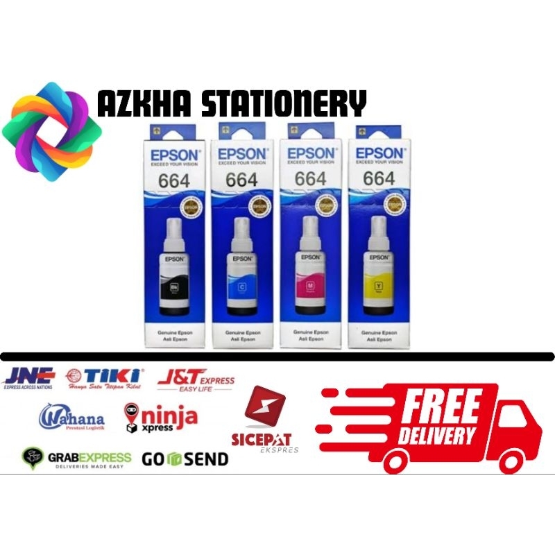 TINTA EPSON 664 1SET  L360 L120 L110 L210