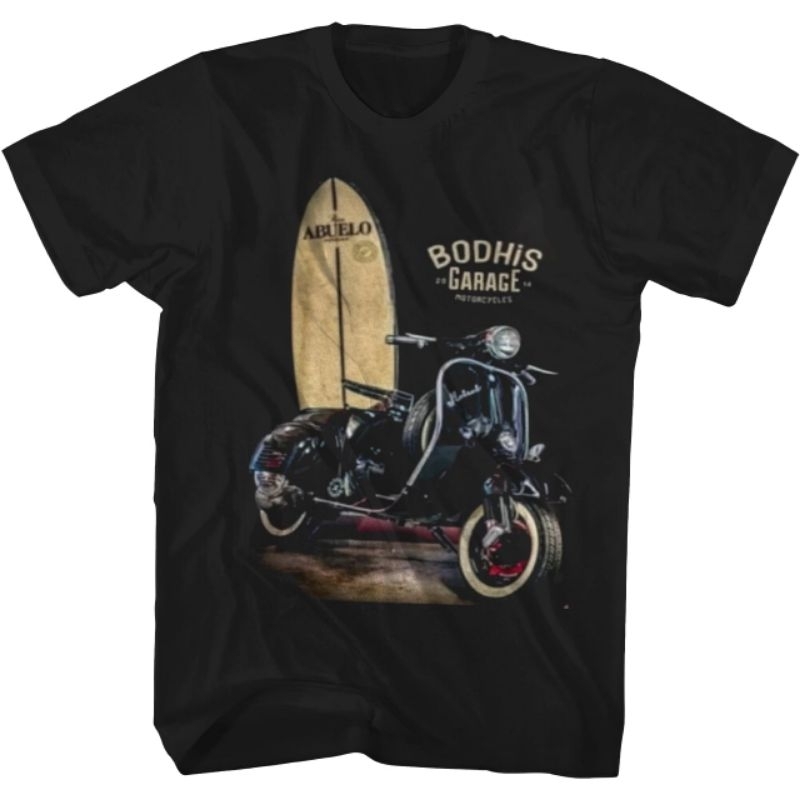 Kaos Motor Vespa Scooter 24s Tebal Pria Wanita kaos Vintage