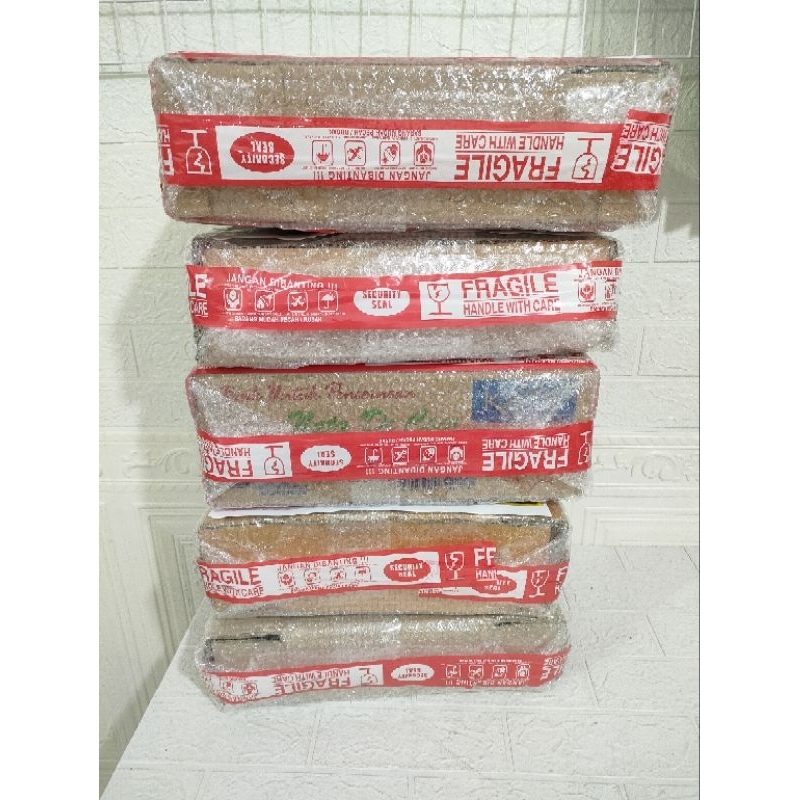 

Packing Tambahan Bubble Wrap + kardus