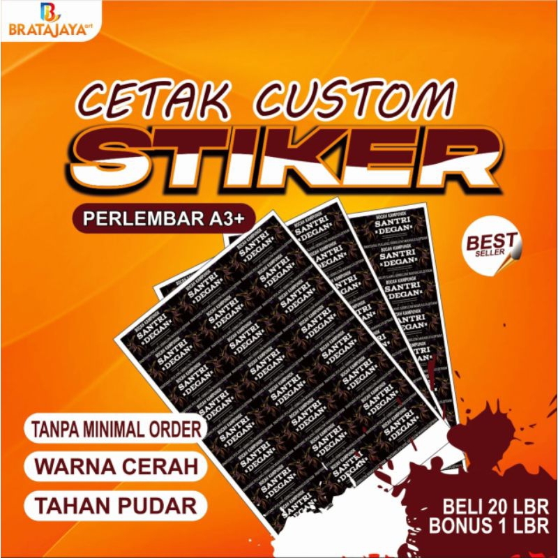 

Stiker Bontax Lembaran A3+ Warna Cerah Tahan Pudar