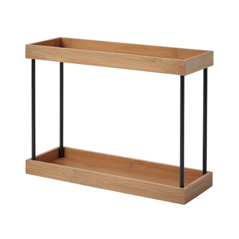 HEBOH Nalblecka pengatur meja dapur rak dapur rak kayu kecil organizer bumbu dapur rak dapur serbagu