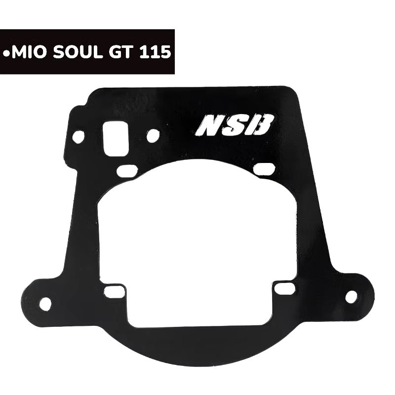 Breket dudukan lampu biled projie soul gt 115 bracket dudukan lampu biled 2.5 inch yamaha soul gt 11